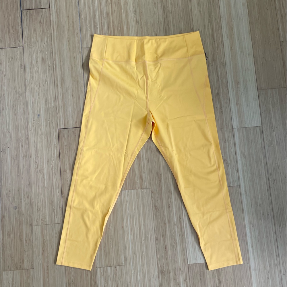 Girlfriend Collective Bright Yellow Leggings